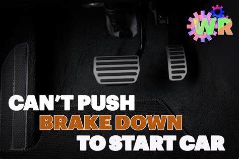 can't press brake to start car: The Paradox of Control