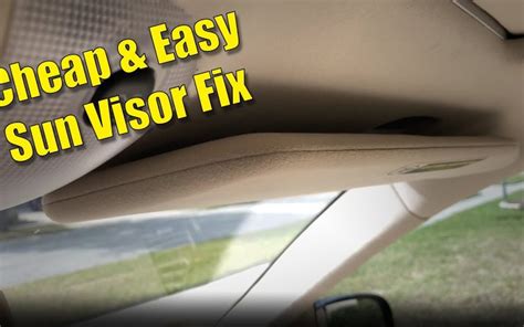 how to fix sun visor in car and why it's important to keep your sunglasses clean